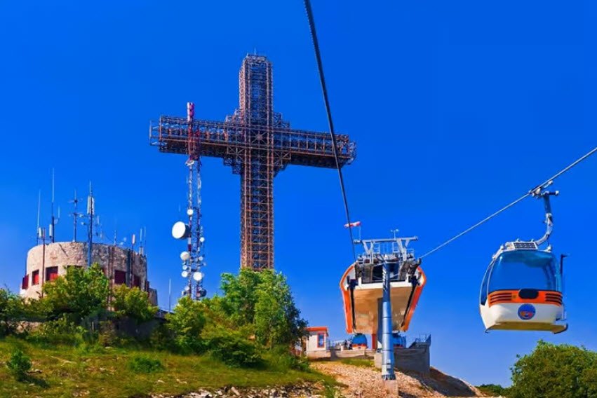 Millennium Cross, Vodno Mountain, Skopje, North Macedonia